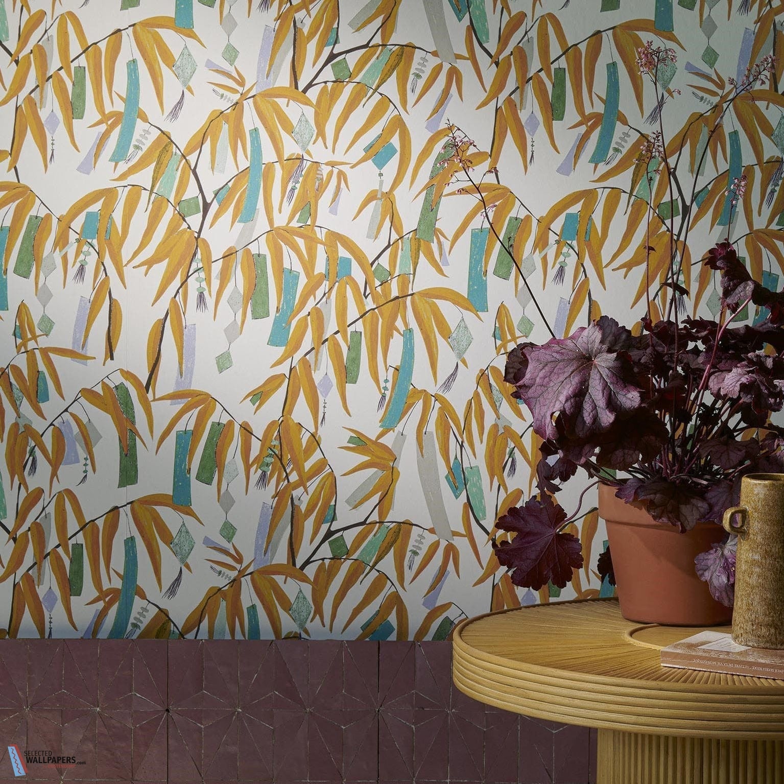 L'Arbre a Souhaits-Behang-Tapete-Pierre Frey-Selected Wallpapers