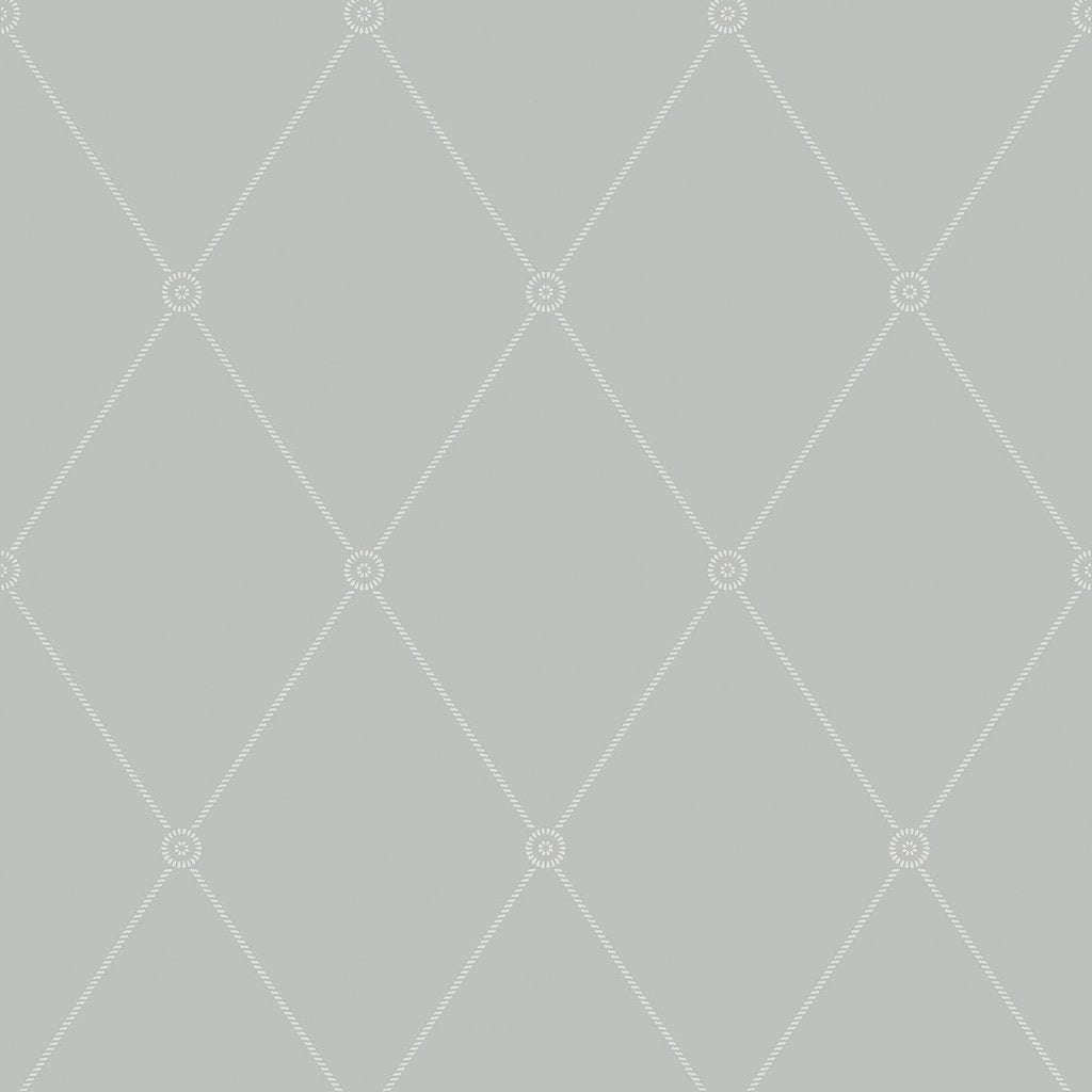 Large Georgian Rope Trellis-Behang-Tapete-Cole & Son-Grey-Rol-100/13062-Selected Wallpapers