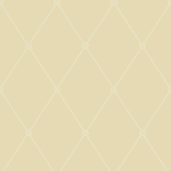 Large Georgian Rope Trellis-Behang-Tapete-Cole & Son-Oat-Rol-100/13063-Selected Wallpapers