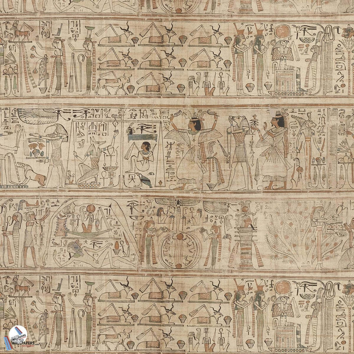 Le Scribe-Behang-Tapete-Pierre Frey-Papyrus-Meter (M1)-FP884002-Selected Wallpapers