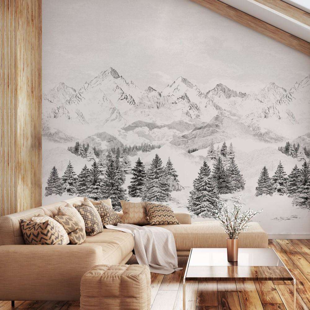 Les Cimes-behang-Tapete-Isidore Leroy-Selected Wallpapers