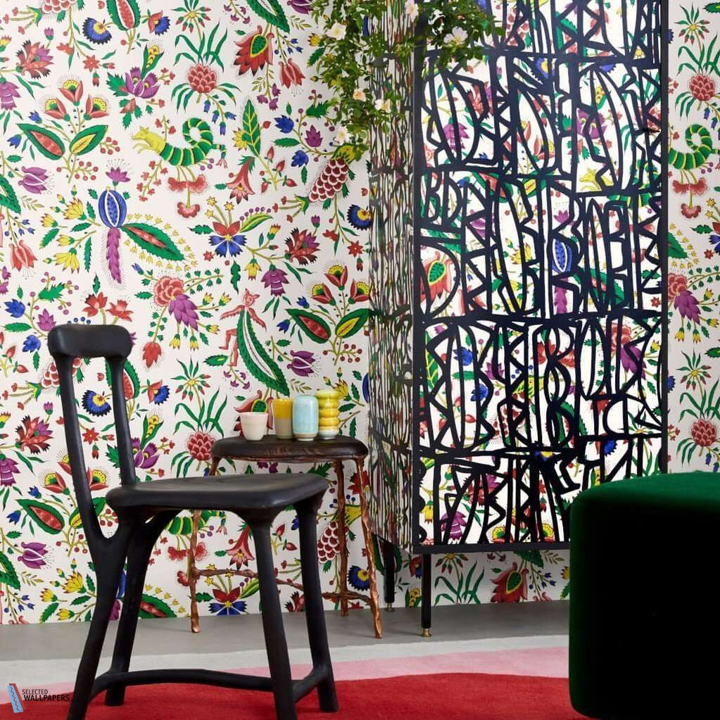 Les coquecigrues-behang-Tapete-Pierre Frey-Selected Wallpapers