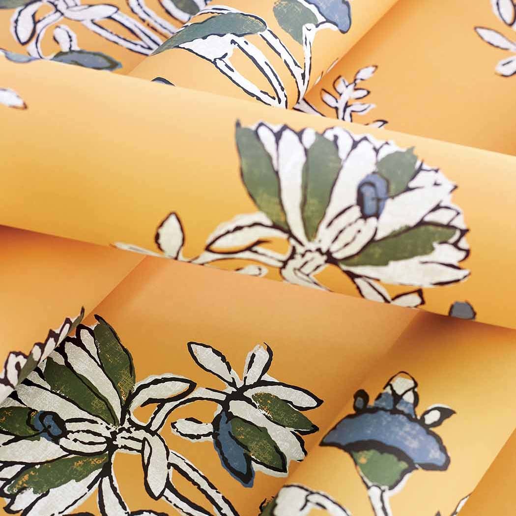 Lily Flower-Behang-Tapete-Thibaut-Selected Wallpapers