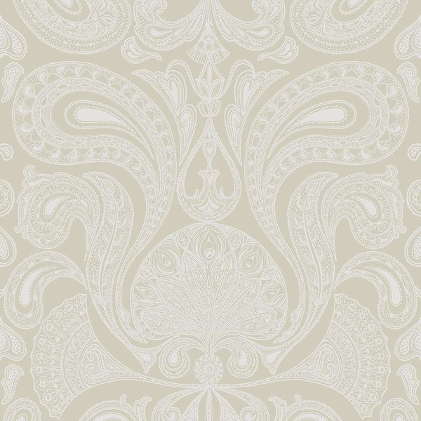 Malabar-behang-Tapete-Cole & Son-Silver-Rol-66/1003-Selected Wallpapers