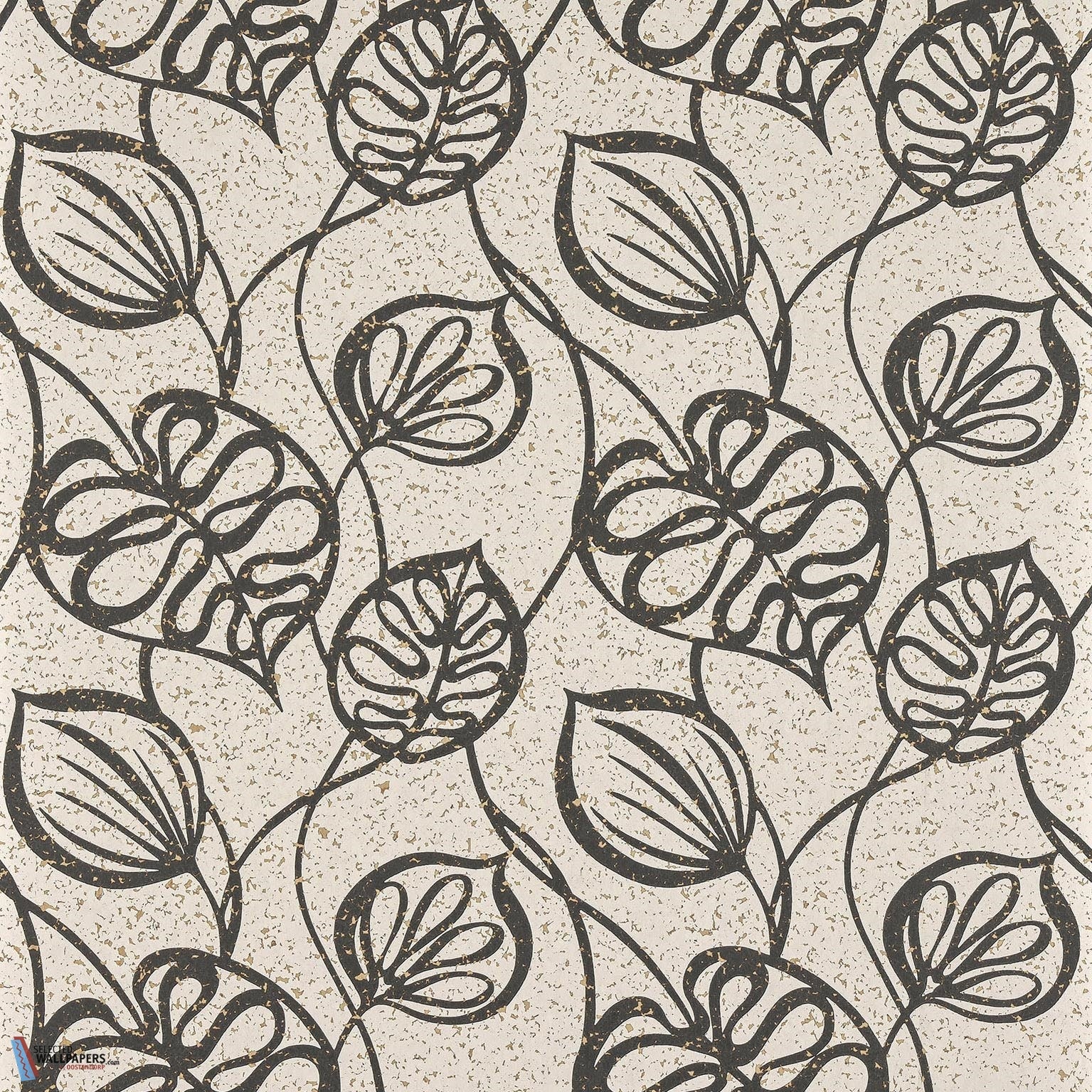 Manava-behang-Tapete-Pierre Frey-Fusain-Rol-FP972003-Selected Wallpapers