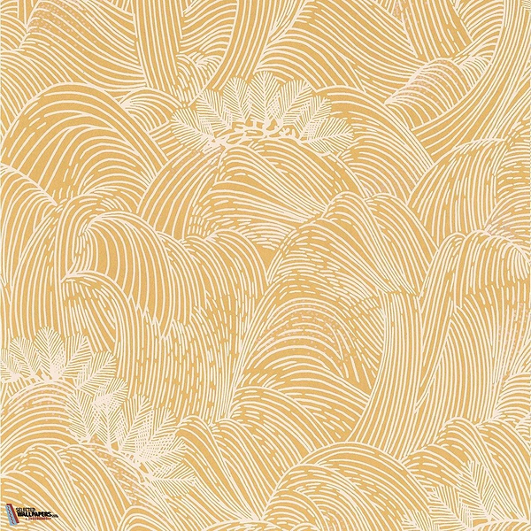 Maree Haute-Behang-Tapete-Casamance-Miel-Rol-75902038-Selected Wallpapers