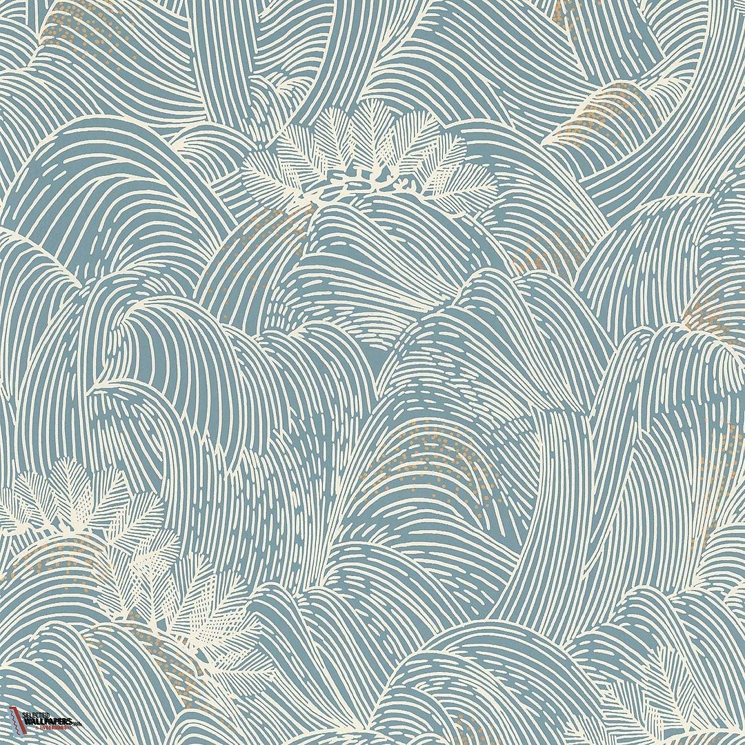 Maree Haute-Behang-Tapete-Casamance-Blue Persan-Rol-75902242-Selected Wallpapers