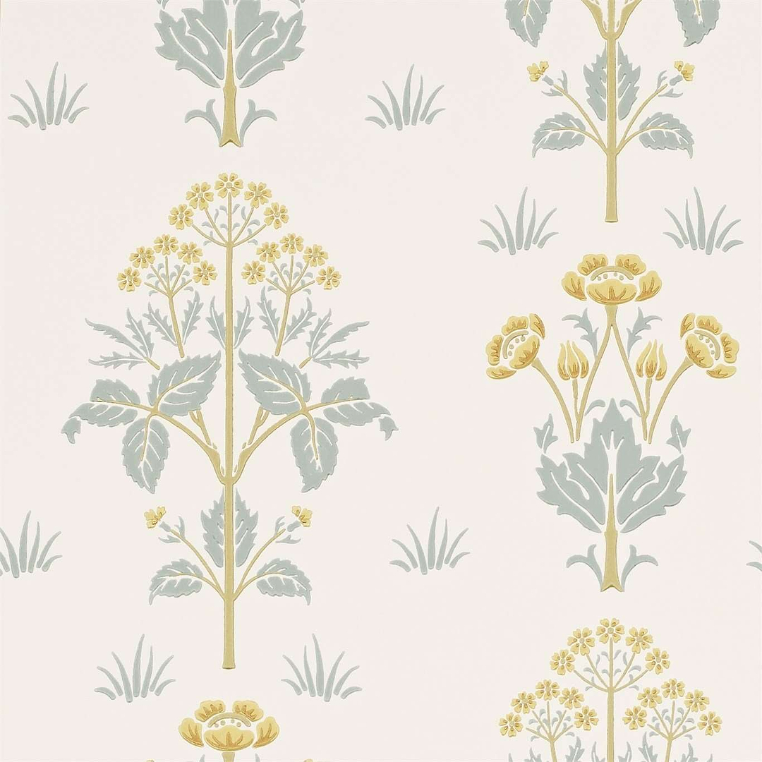 Meadow Sweet-behang-Tapete-Morris & Co-Gold/Slate-Rol-210349-Selected Wallpapers