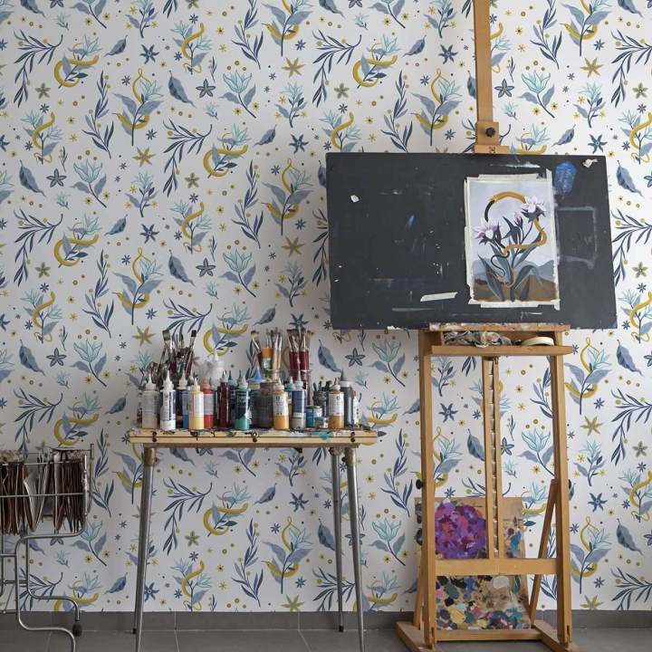 Mercedes Bellido - Serpientes Y Flores-Behang-Tapete-Coordonne-Selected Wallpapers