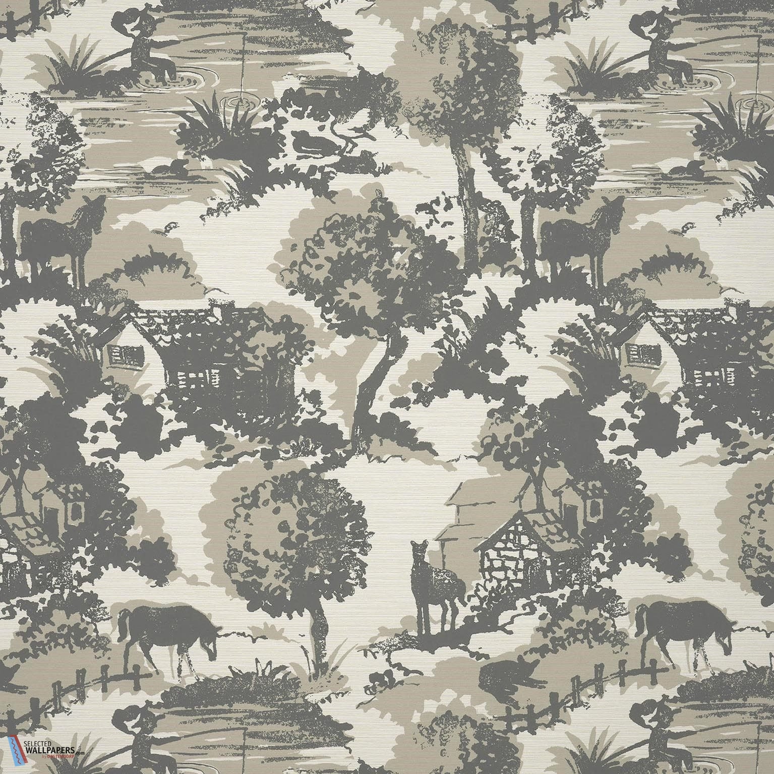 Mortagne-Behang-Tapete-Pierre Frey-Fusain-Meter (M1)-FP945003-Selected Wallpapers