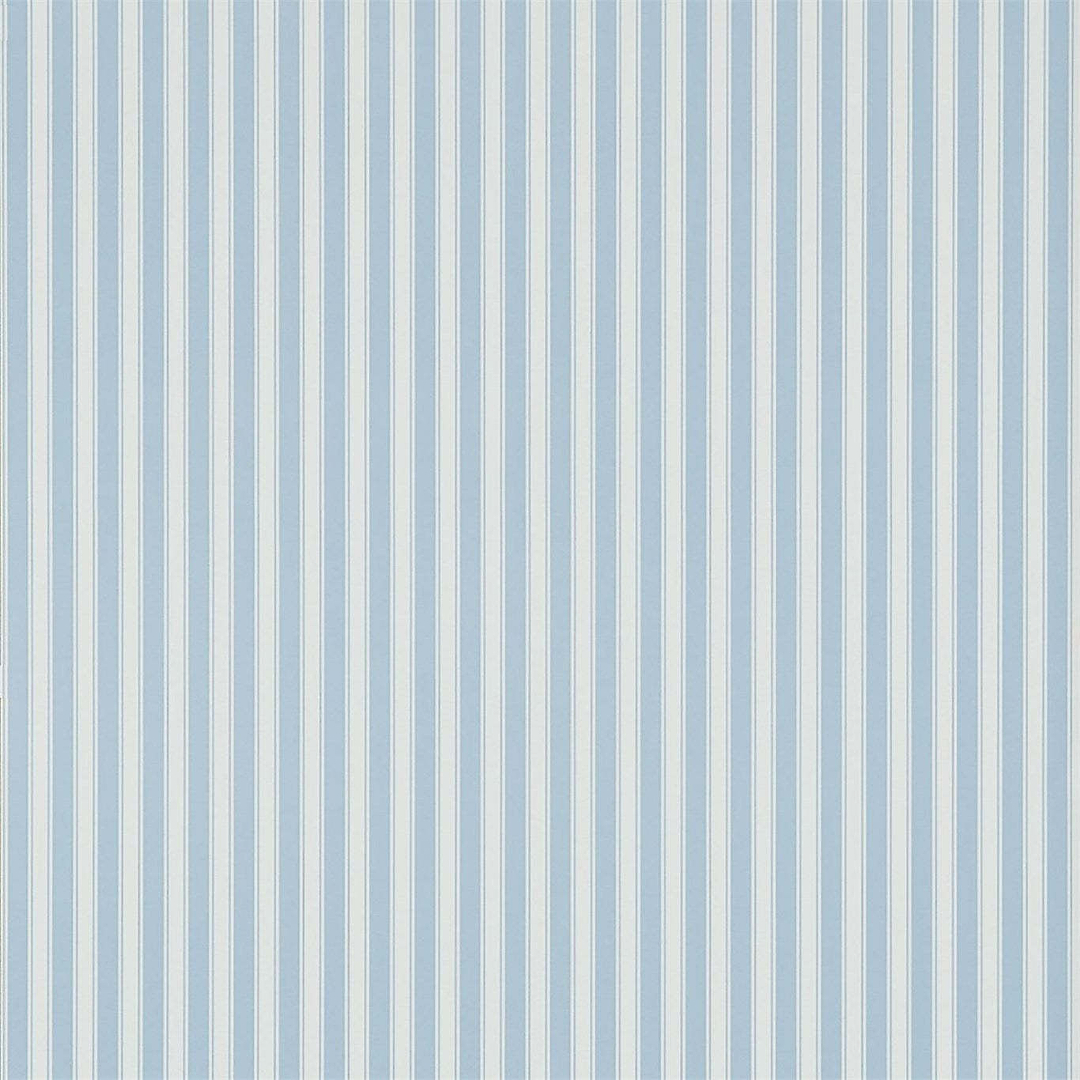 New Tiger Stripe-behang-Tapete-Sanderson-Blue/Ivory-Rol-DCAVTP106-Selected Wallpapers