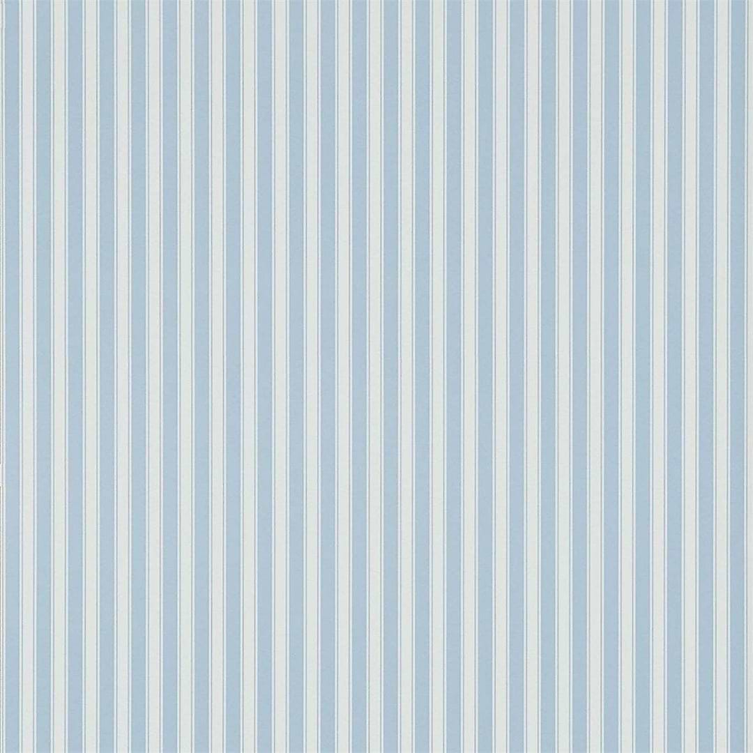 New Tiger Stripe-behang-Tapete-Sanderson-Blue/Ivory-Rol-DCAVTP106-Selected Wallpapers