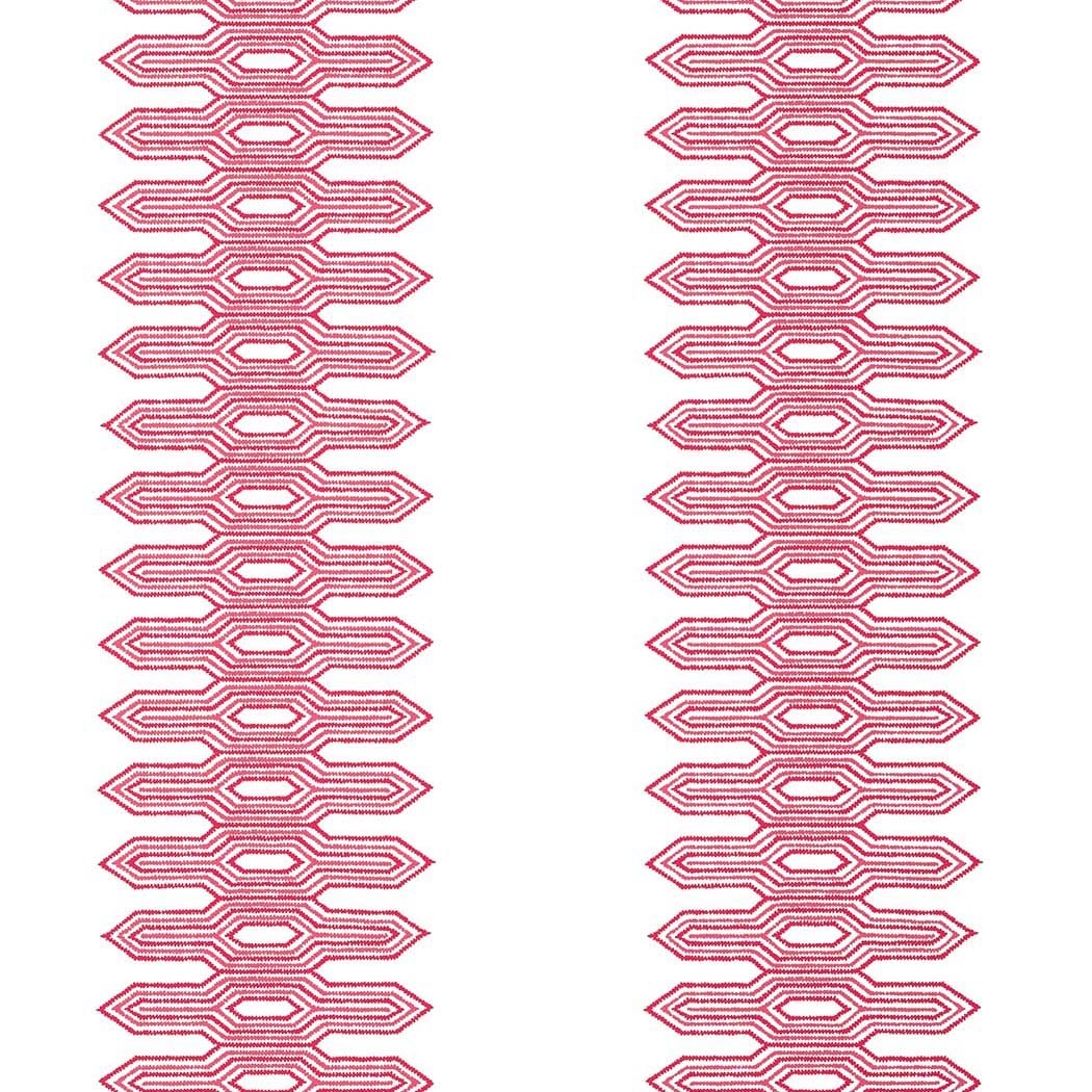 Nola Stripe-Behang-Tapete-Thibaut-Pink-Rol-T20812-Selected Wallpapers