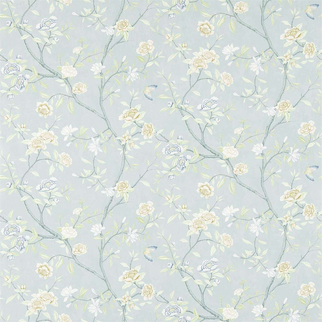 Nostell Priory-behang-Tapete-Zoffany-Blue/Ivory-Rol-311419-Selected Wallpapers
