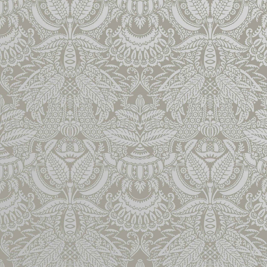 Orangerie-Behang-Tapete-Farrow & Ball-Bespoke Silver-Rol-BP2515-Selected Wallpapers