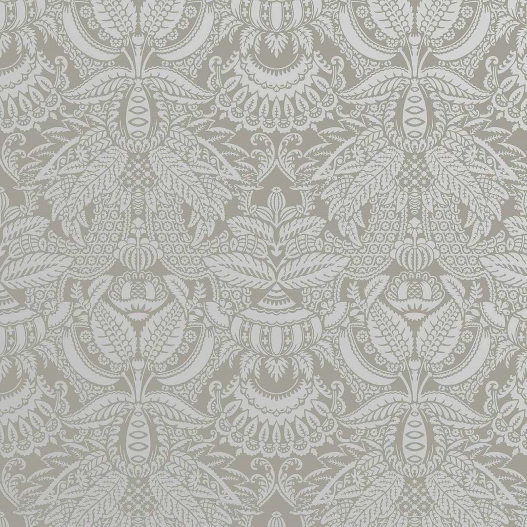 Orangerie-Behang-Tapete-Farrow & Ball-Bespoke Silver-Rol-BP2515-Selected Wallpapers