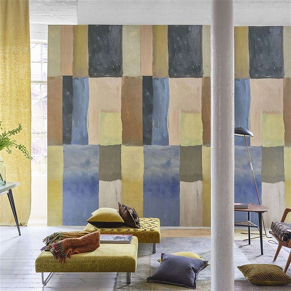 Otto Mosaic-behang-Tapete-Designers Guild-Dusk-Set-PDG1108/01-Selected Wallpapers