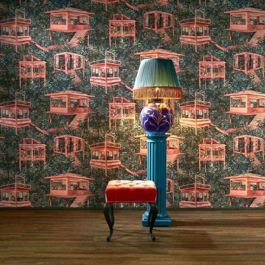 Palafitas Amazonia-behang-Tapete-Arte-Selected Wallpapers