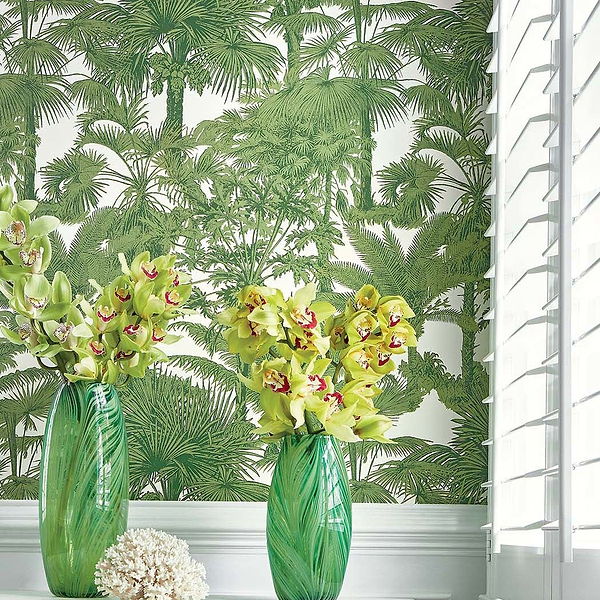 Palm Botanical-Behang-Tapete-Thibaut-Selected Wallpapers