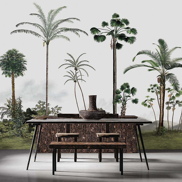 Palma-behang-Tapete-Les Dominotiers-Selected Wallpapers