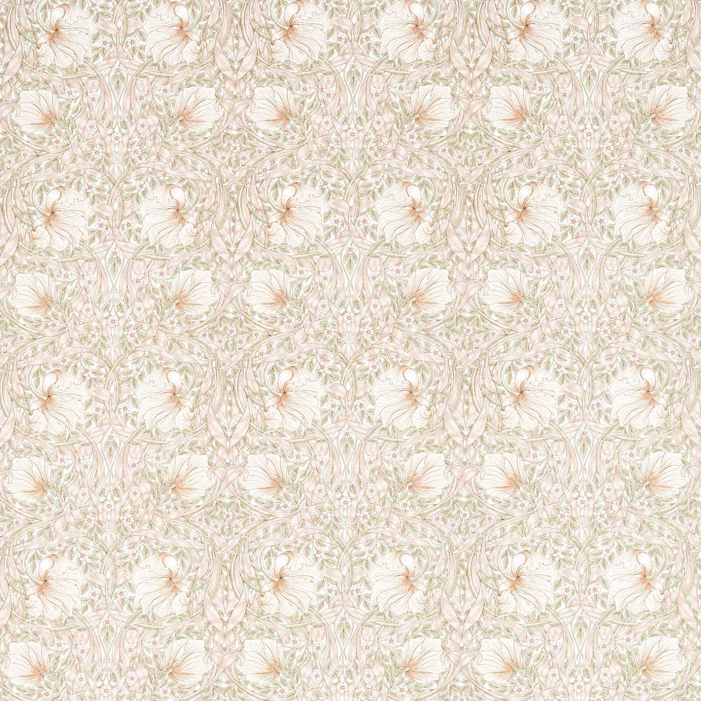 Pimpernel stof-Fabric-Tapete-Morris & Co-Cochineal Pink-Meter (M1)-226900-Selected Wallpapers