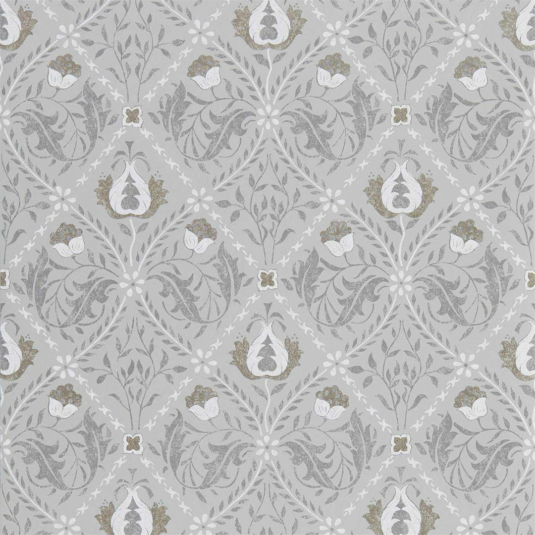Pure Trellis-behang-Tapete-Morris & Co-Selected Wallpapers