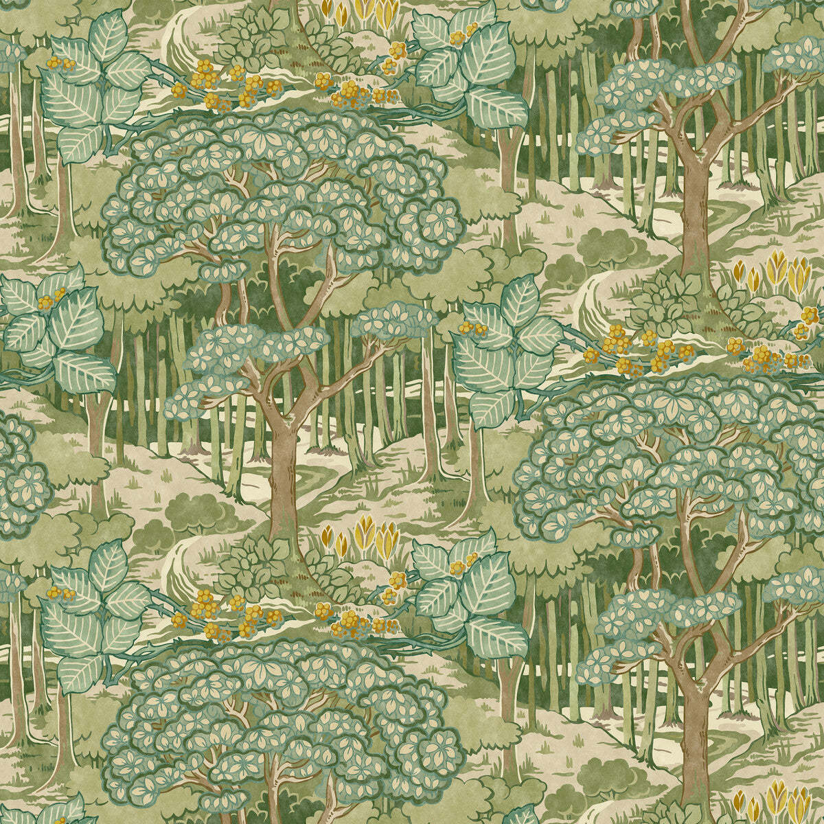 Ruskin-Behang-Tapete-GP&J Baker-Green-Rol-BW45106.1-Selected Wallpapers