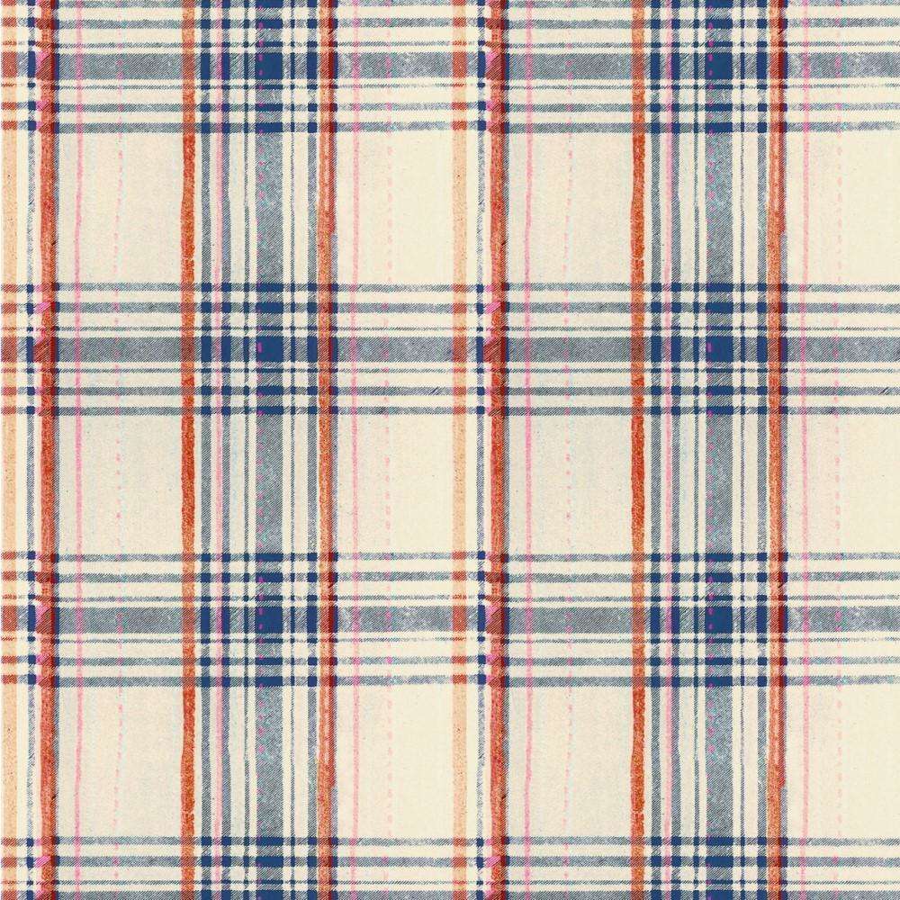 Seaport Plaid-behang-Tapete-Mind the Gap-Cream-Rol-WP30068-Selected Wallpapers