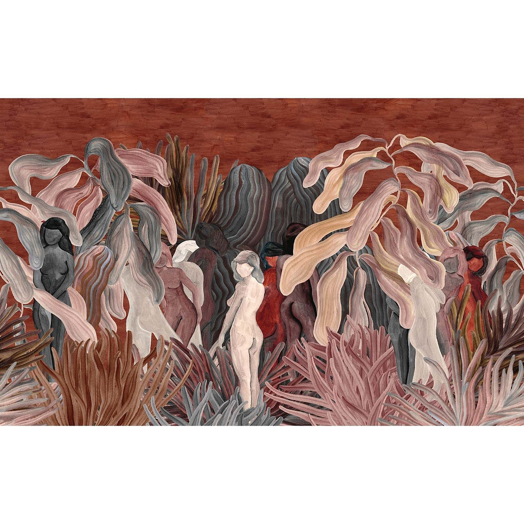 Secret Silhouettes-Behang-Tapete-Arte-Selected Wallpapers