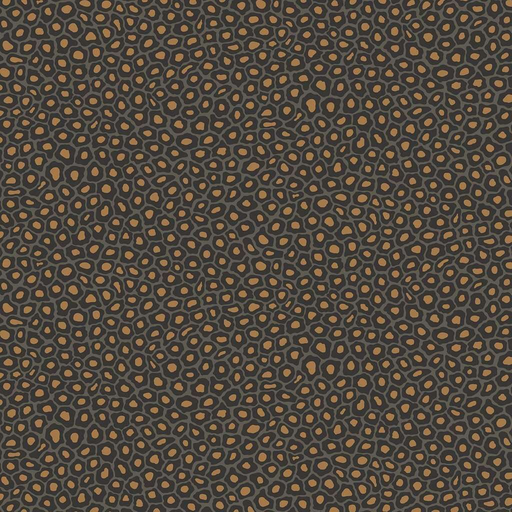 Senzo Spot-Behang-Tapete-Cole & Son-Charcoal & Gold-Rol-109/6032-Selected Wallpapers