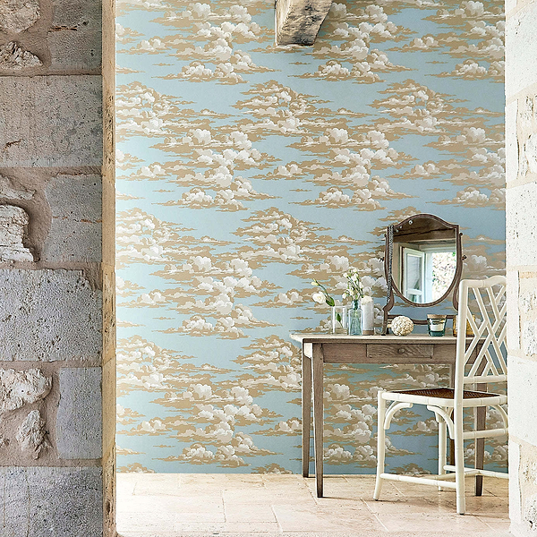 Silvi Clouds-behang-Tapete-Sanderson-Selected Wallpapers