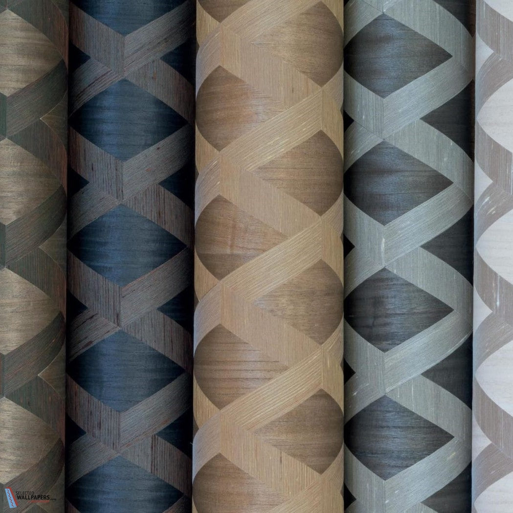 Soie Bois Losange-Behang-Tapete-CMO Paris-Selected Wallpapers