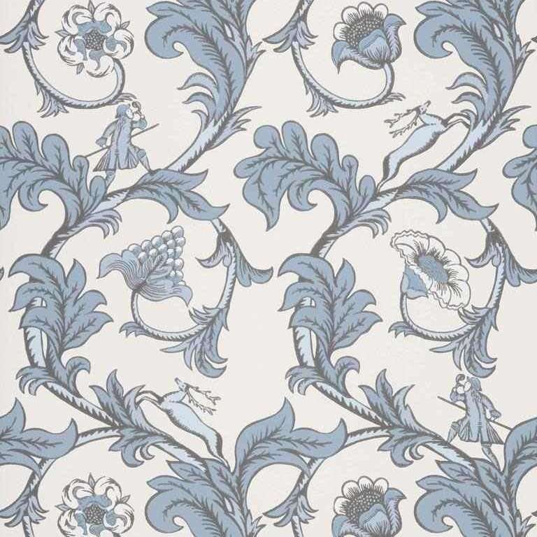 Stag Trail-behang-Tapete-Little Greene-Sky-Rol-0245STSKYZZ-Selected Wallpapers