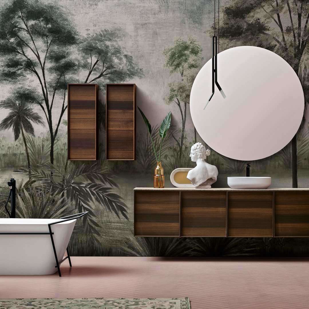 Still | Fiber Glass-behang-Tapete-Inkiostro Bianco-Selected Wallpapers