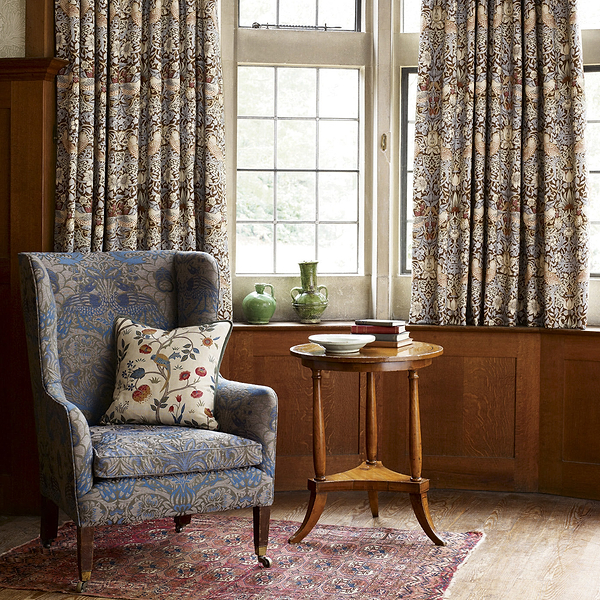 Strawberry Thief stof-Fabric-Tapete-Morris & Co-Selected Wallpapers