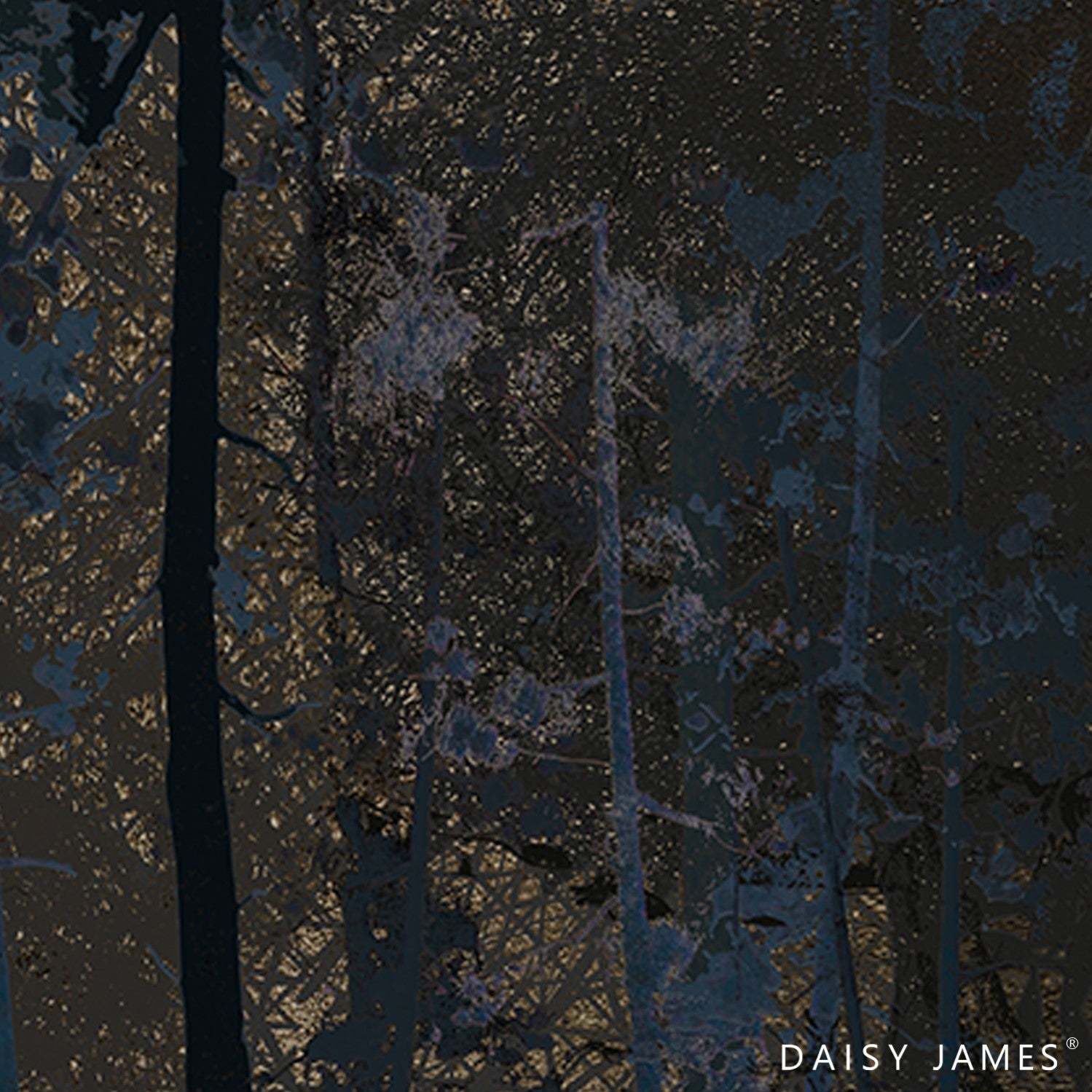 The Blue Forest behang-behang-Daisy James-Multicolor-Vinyl-M2-Selected Wallpapers &amp; Interiors