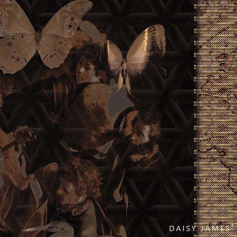 The Butterfly behang-behang-Daisy James-Color-Vinyl-M2-Selected Wallpapers &amp; Interiors