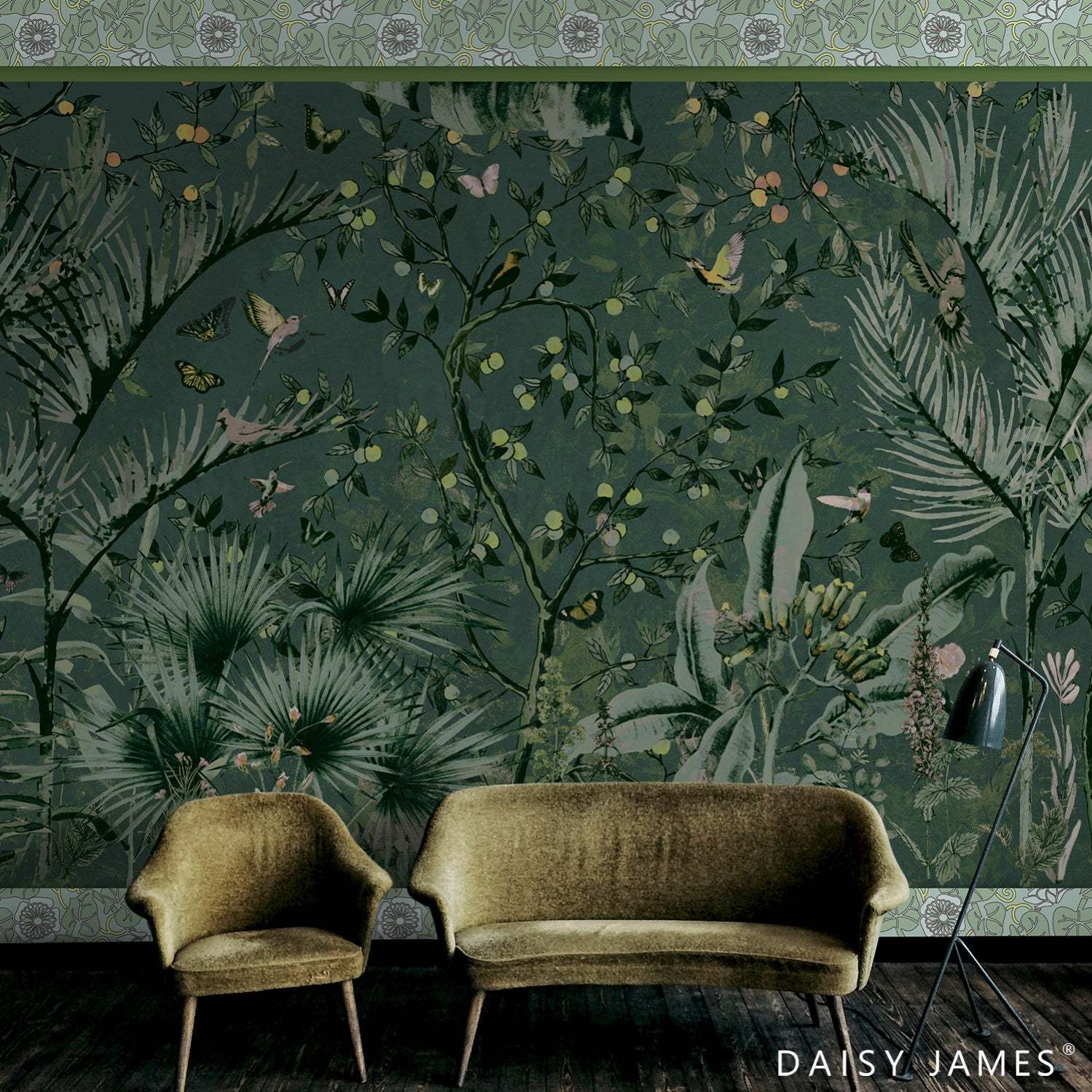 The Canopy behang-behang-Daisy James-Selected Wallpapers &amp; Interiors