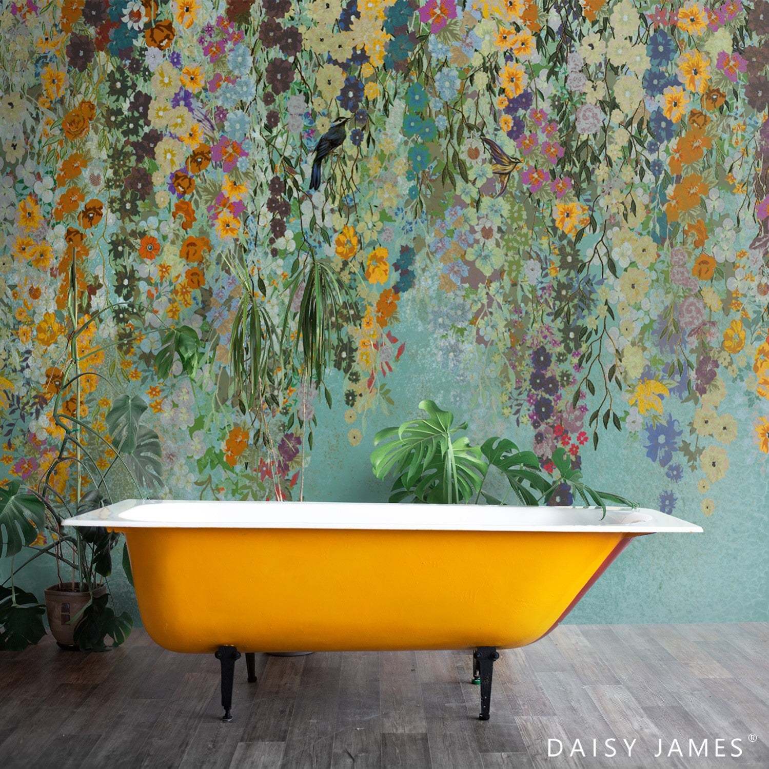 The Cascade behang-behang-Daisy James-Selected Wallpapers &amp; Interiors
