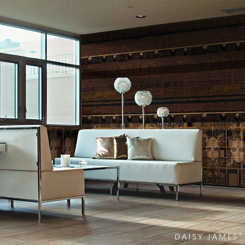 The Golden G behang-behang-Daisy James-Selected Wallpapers &amp; Interiors