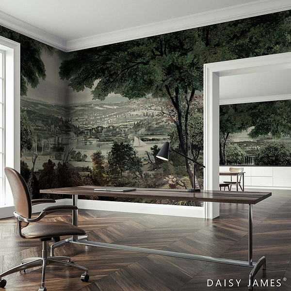 The LA River behang-behang-Daisy James-Selected Wallpapers &amp; Interiors
