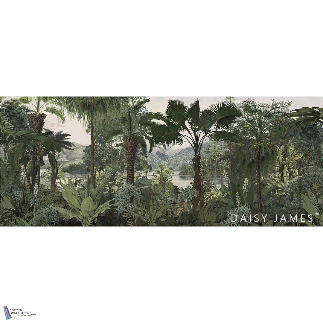 The Lagoon NO1 behang-behang-Daisy James-Selected Wallpapers &amp; Interiors