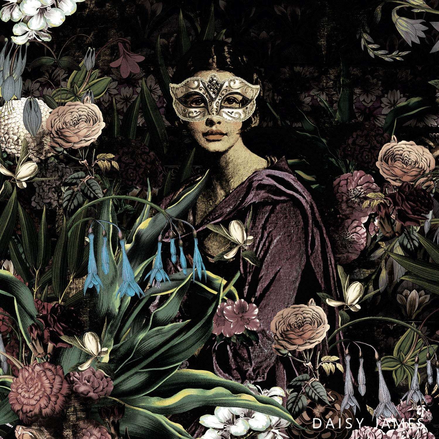 The Mask behang-behang-Daisy James-9-Vinyl-M2-Selected Wallpapers &amp; Interiors