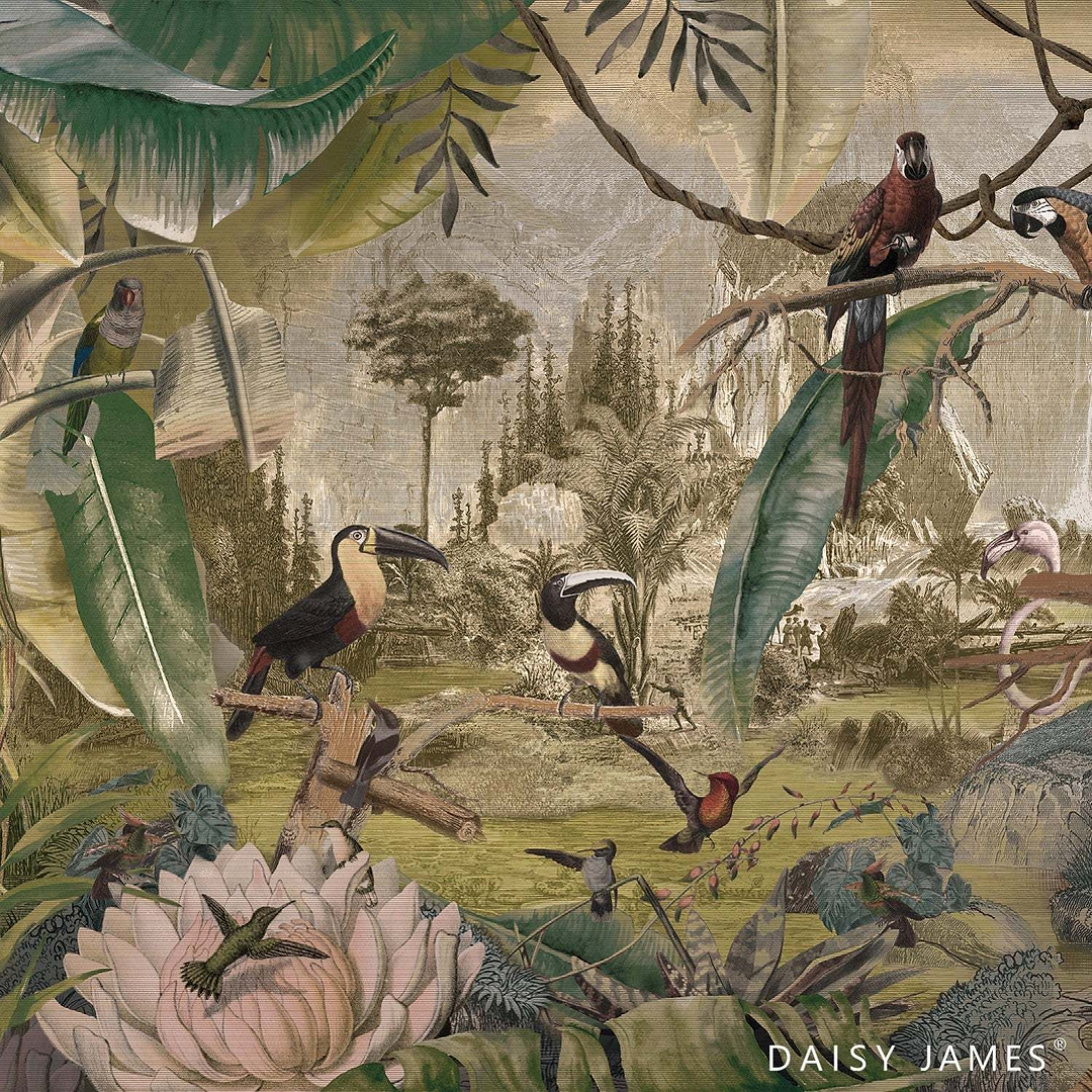 The Past behang-behang-Daisy James-Multicolor-Vinyl-M2-Selected Wallpapers &amp; Interiors