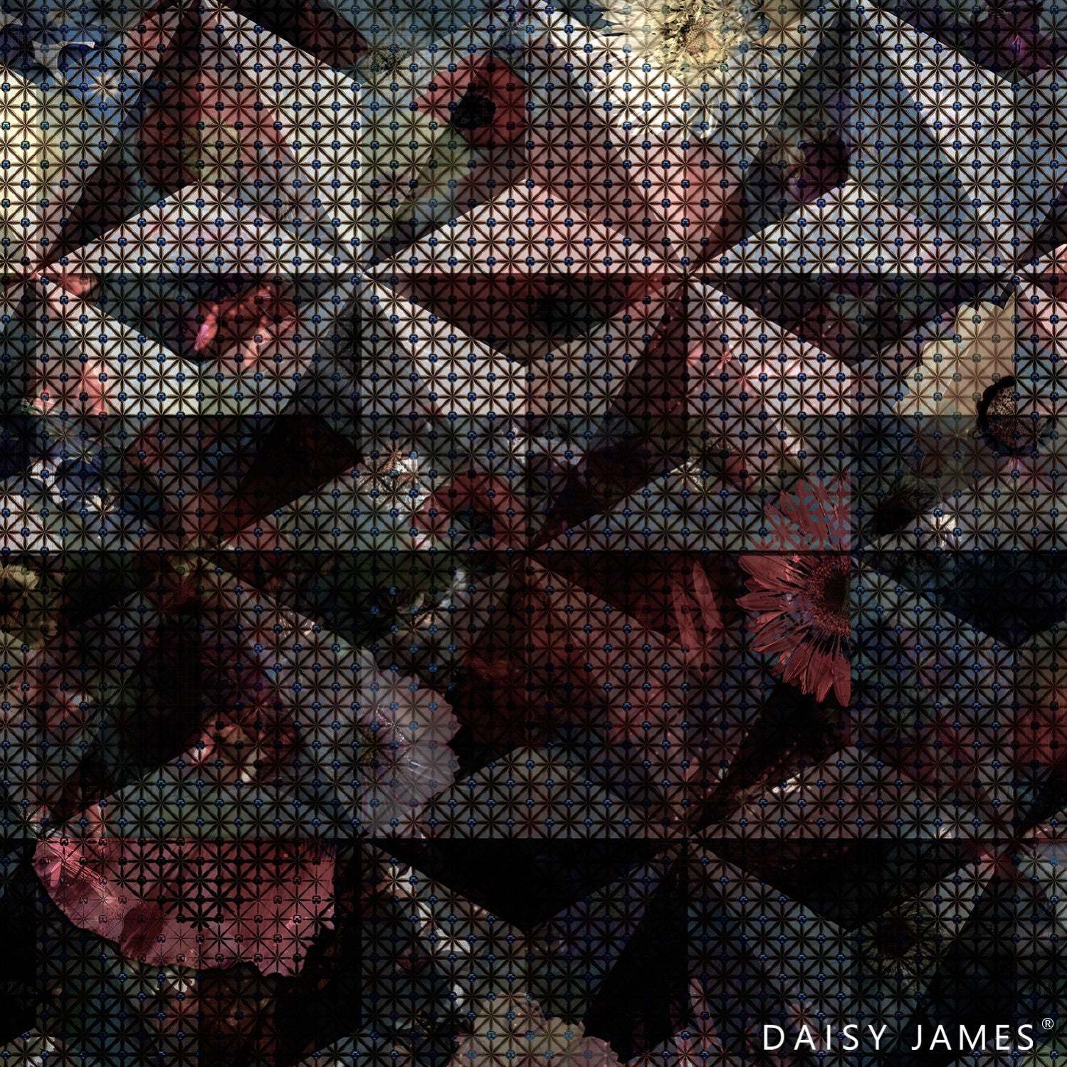 The Scarlett Flower behang-behang-Daisy James-Multicolor-Vinyl-M2-Selected Wallpapers &amp; Interiors