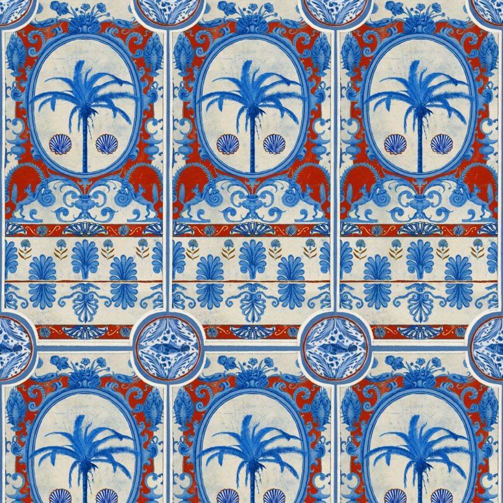 The Villa-behang-Tapete-Mind the Gap-Red-300 cm (standaard)-WP20576-Selected Wallpapers