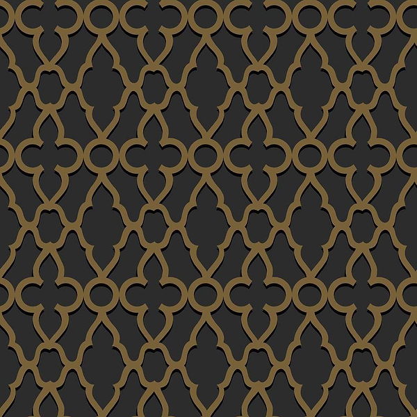 Treillage-behang-Tapete-Cole & Son-Metallic Bronze-Rol-116/6025-Selected Wallpapers
