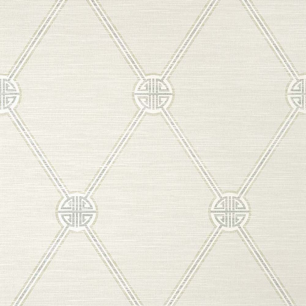 Turnberry Trellis-Behang-Tapete-Thibaut-Neutral-Rol-T13349-Selected Wallpapers