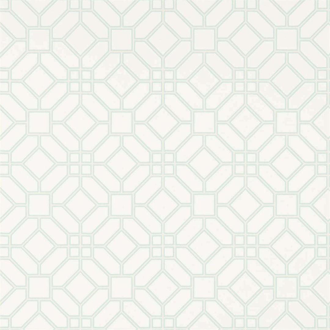 Veranda Trellis-behang-Tapete-Zoffany-Duck Egg-Rol-311342-Selected Wallpapers