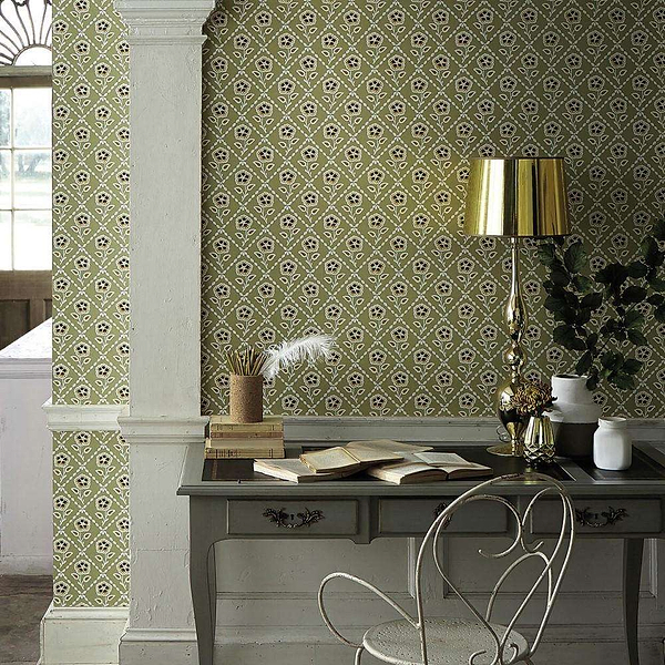 Whitehall-behang-Tapete-Little Greene-Selected Wallpapers
